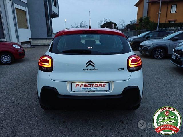 Usata Citroën C3 PureTech 82 CV (60 kW) 2020 Bianco Utilitaria