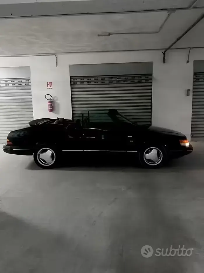 Usata Saab 900 Cabriolet 1991 Nero Cabrio