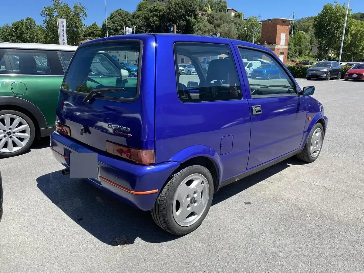 Usata Fiat 500 54 CV (39 kW) 1998 Bluazzurro Utilitaria