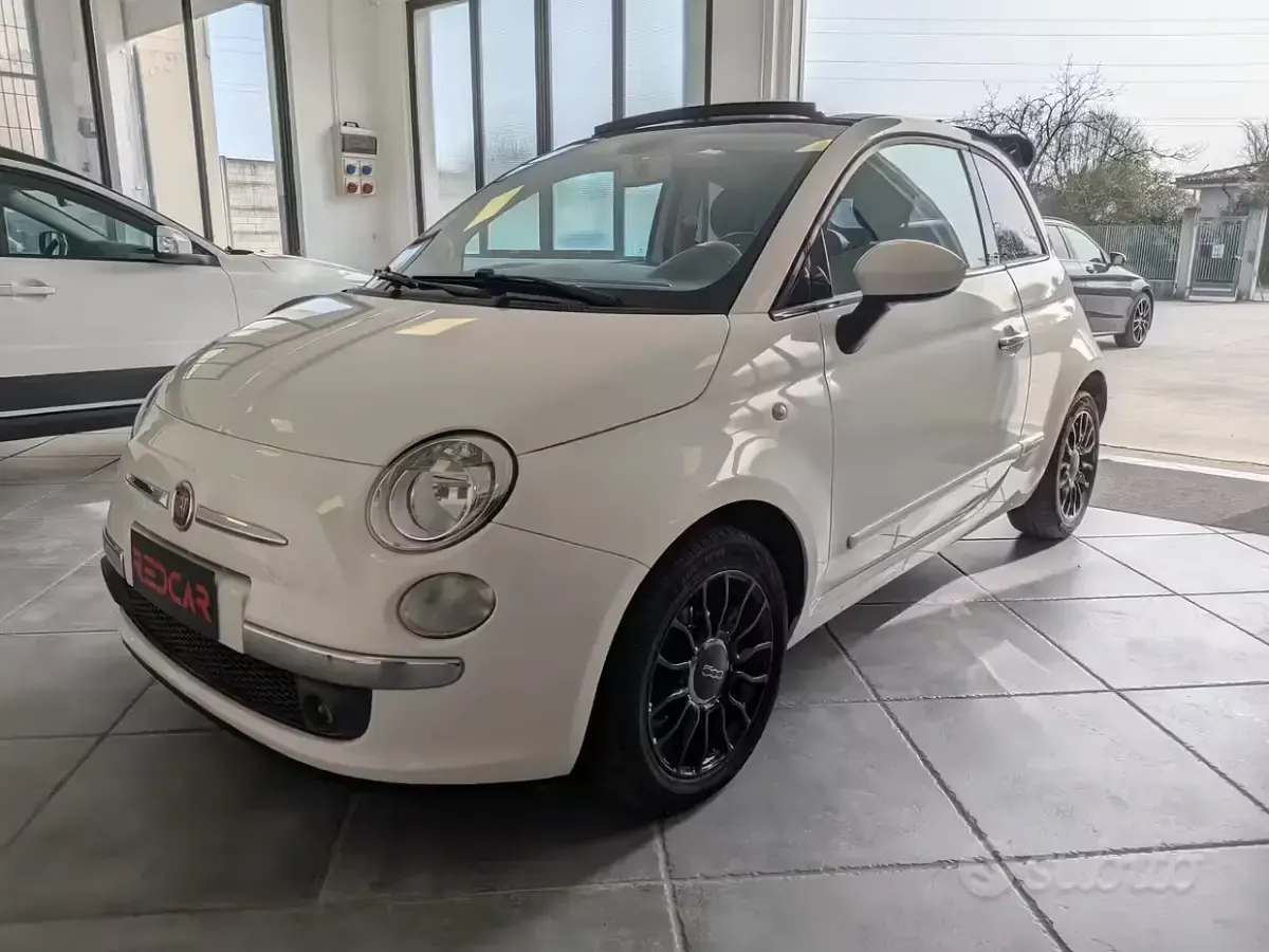 Usata Fiat 500C Rock 69 CV (50 kW) 2010 Bianco Cabrio