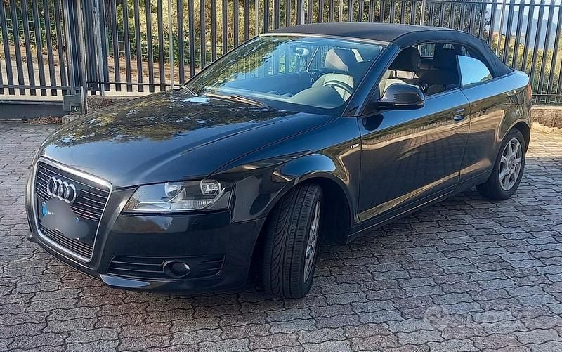 Usata Audi A3 Cabriolet 105 CV (77 kW) 2010 Nero Cabrio