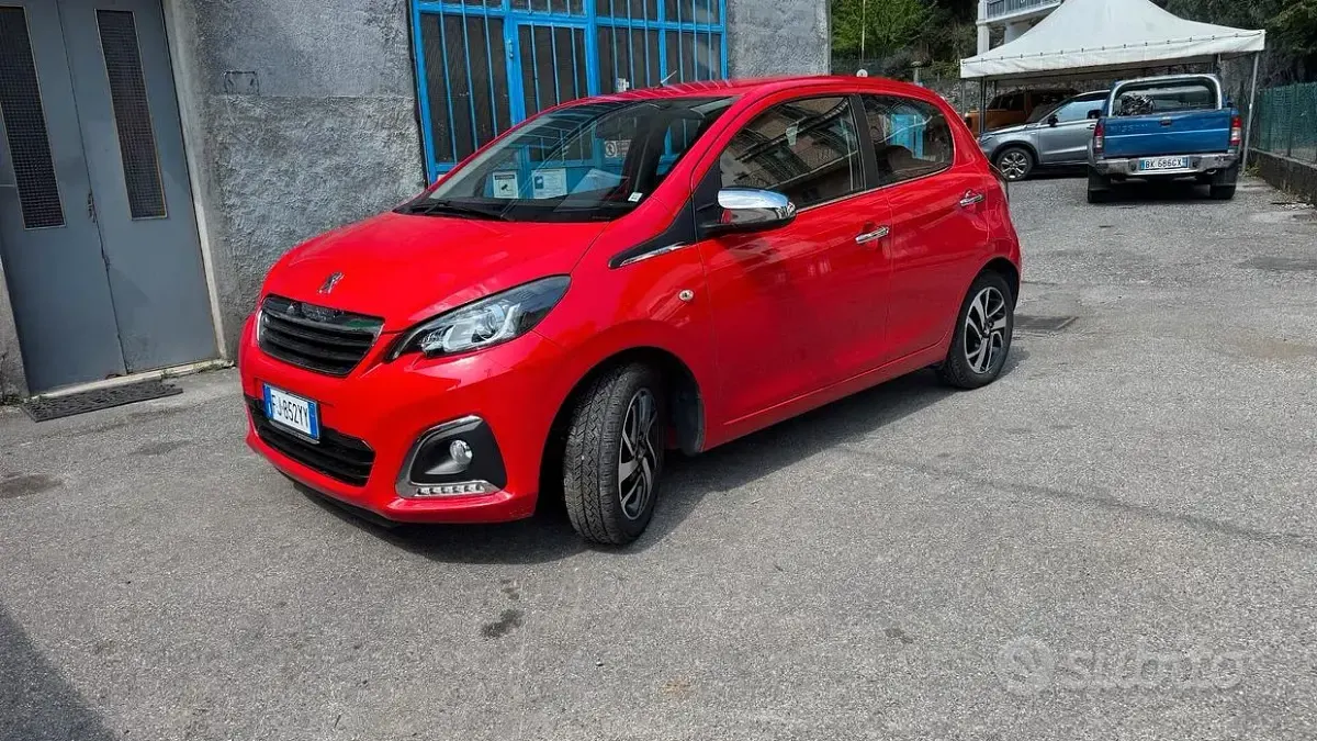 Usata Peugeot 108 Allure 82 CV (60 kW) 2017 Rosso Berlina