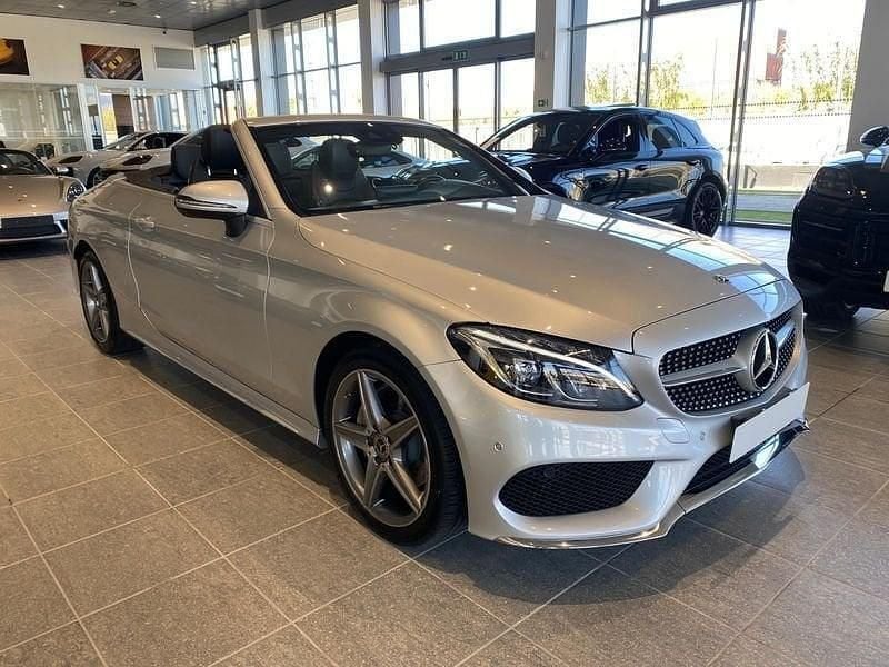 Usata Mercedes C220 Premium 194 CV (142 kW) 2018 Argento Cabrio