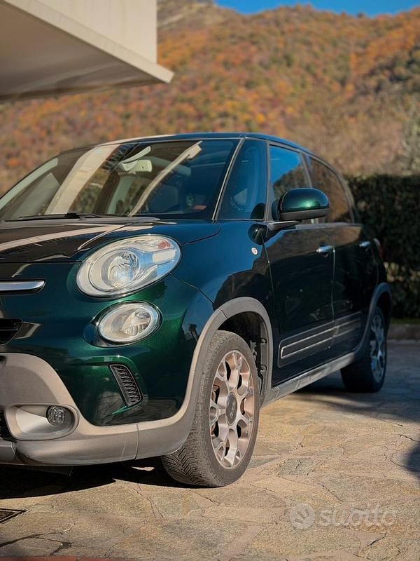 Usata Fiat 500L 105 CV (77 kW) 2014 Verde Monovolume