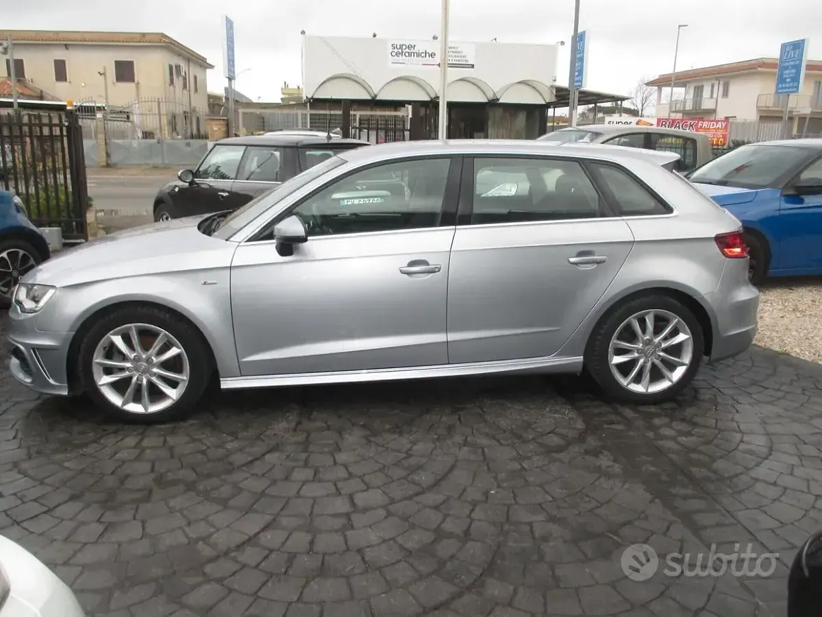Usata Audi A3 Ambition 110 CV (80 kW) 2016 Grigio Berlina