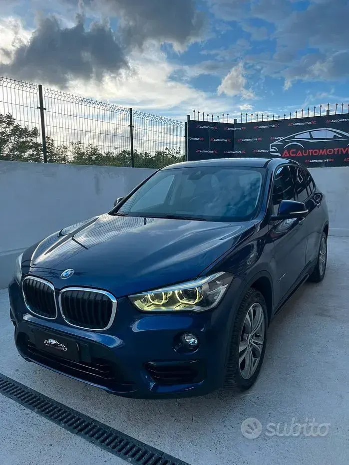Usata BMW X1 Sport Line 190 CV (139 kW) 2016 Blu SUV