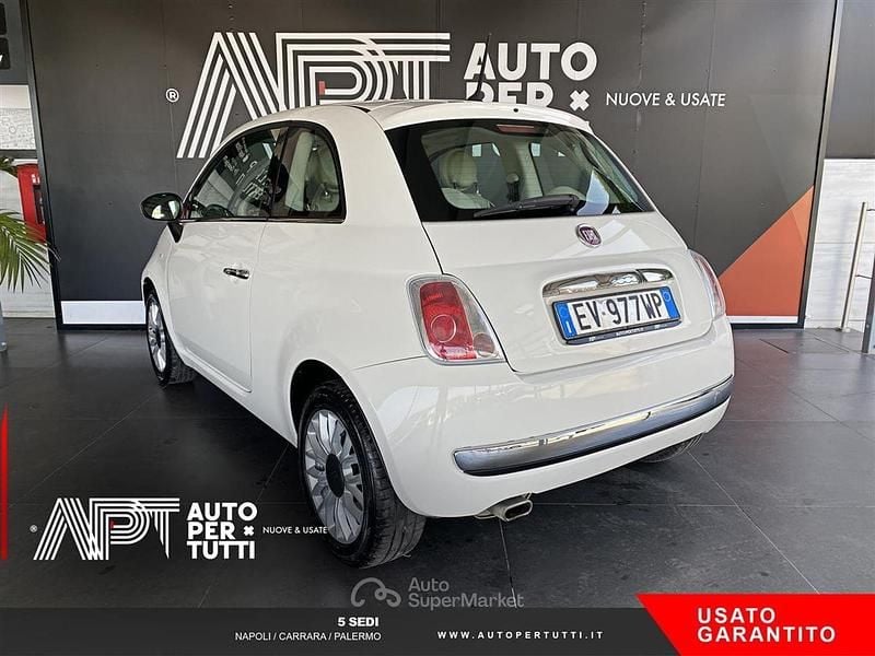 Usata Fiat 500 Lounge 69 CV (50 kW) 2014 Bianco Berlina