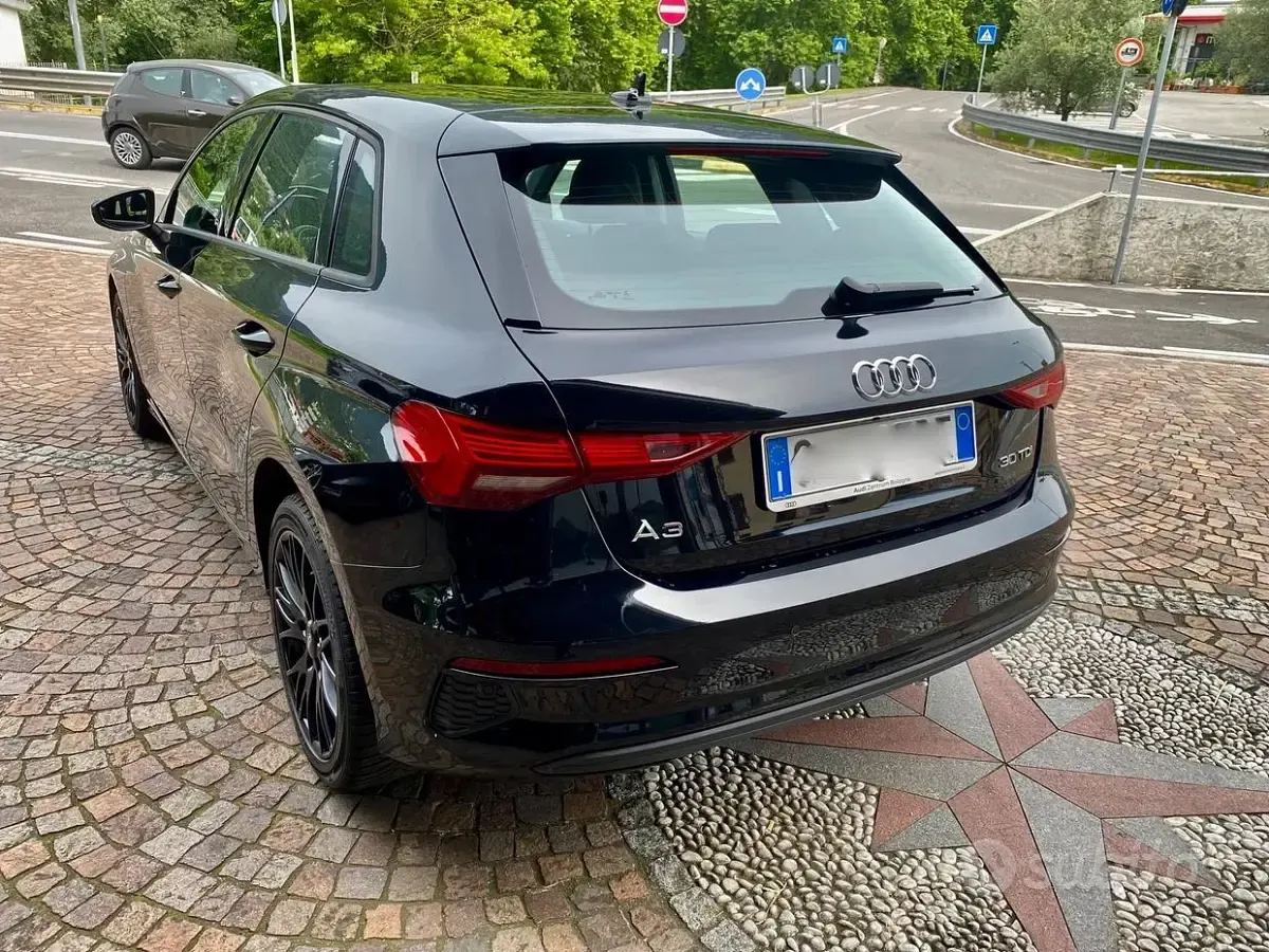 Usata Audi A3 Advanced 116 CV (85 kW) 2022 Nero Berlina