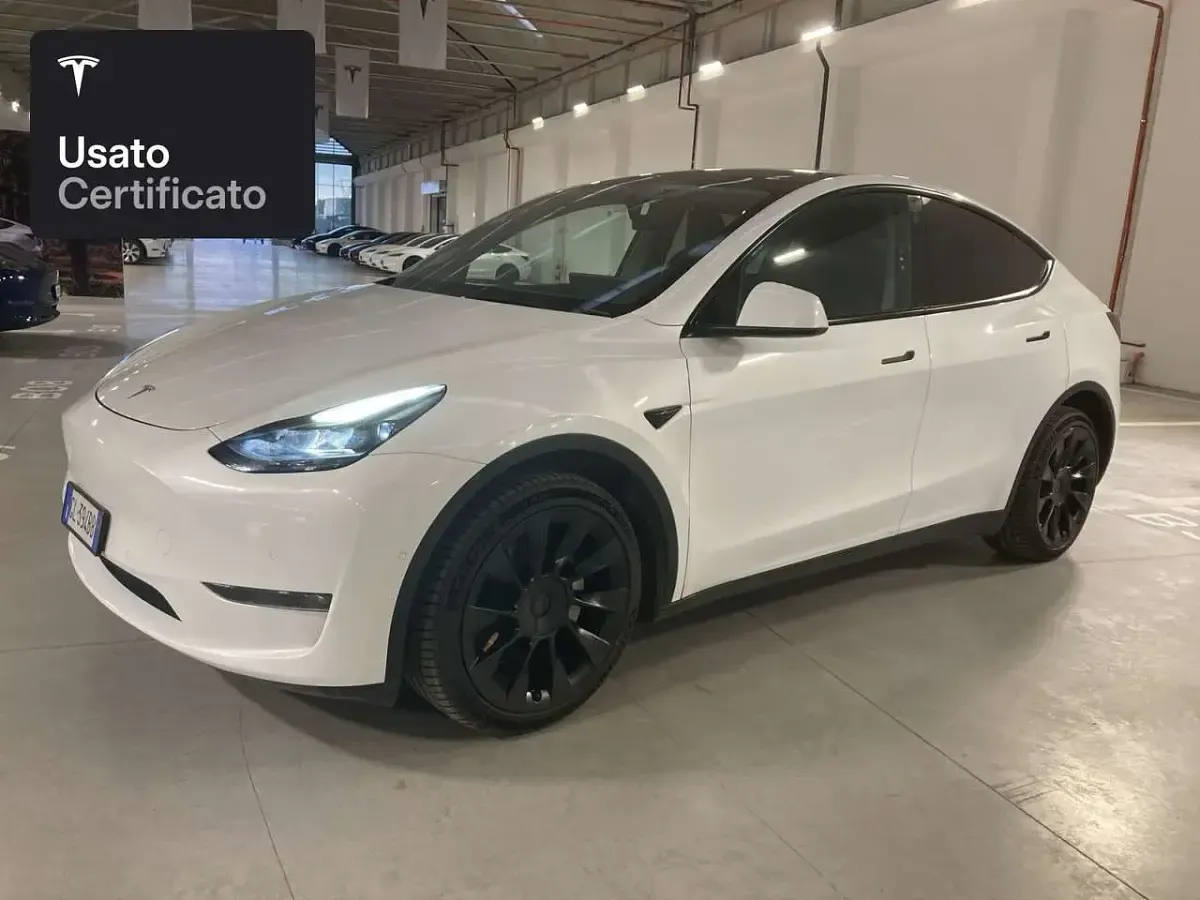 Usata Tesla Model Y Long Range AWD 258 kW (351 CV) 2022 Pearl white multicoat SUV