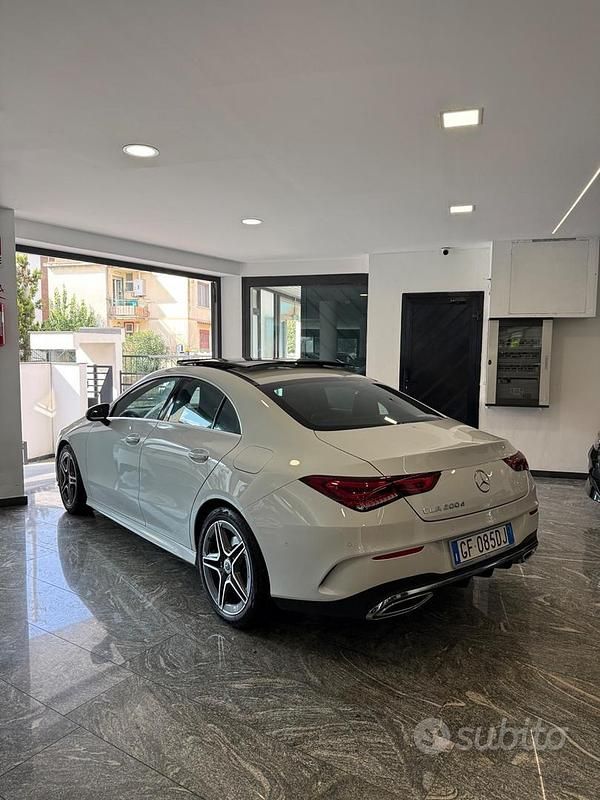 Usata Mercedes CLA200 Premium 150 CV (110 kW) 2021 Nero Berlina