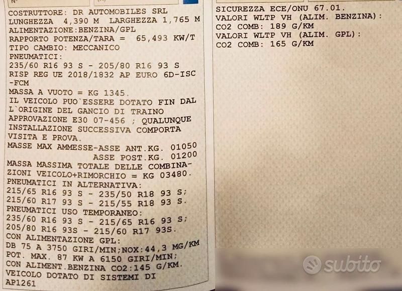 Usata EVO Evo 5 2021 Grigio SUV