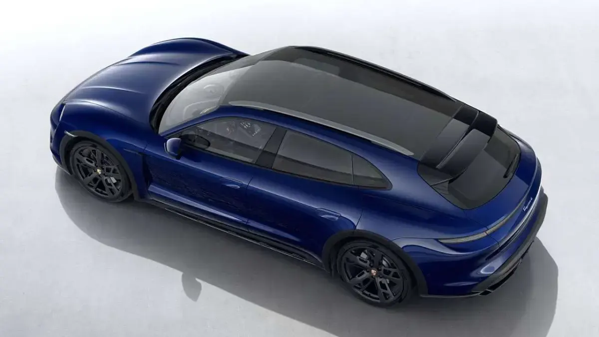 Usata Porsche Taycan Cross Turismo 350 kW (476 CV) 2023 Blu genziana Station wagon