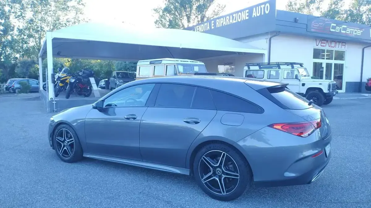 Usata Mercedes CLA200 Shooting Brake AMG line 150 CV (110 kW) 2021 Grigio Station wagon