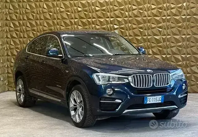 Usata BMW X4 249 CV (183 kW) 2016 Blu SUV