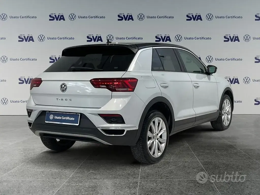 Usata VW T-Roc Advance 150 CV (110 kW) 2019 Bianco SUV