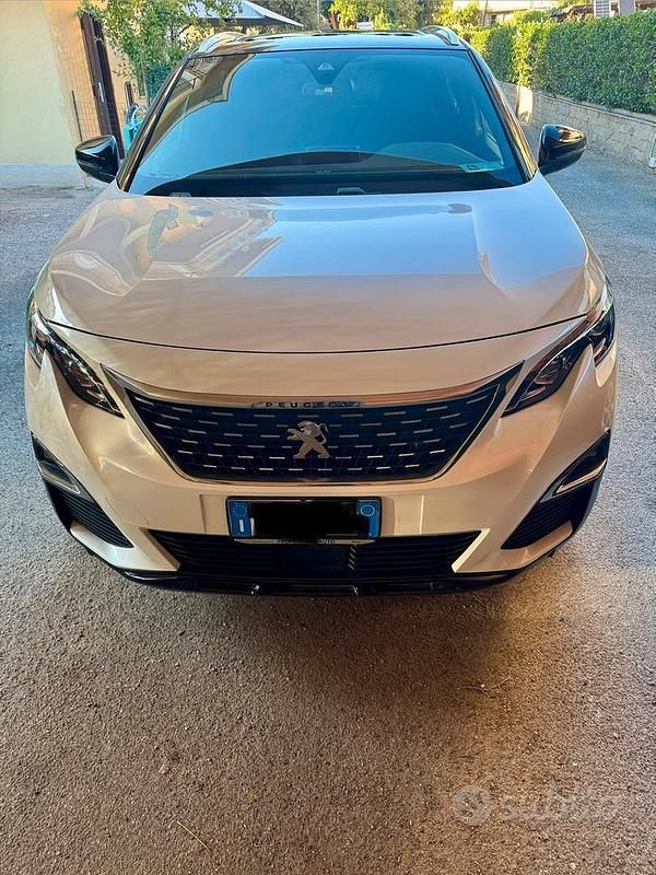 Usata Peugeot 3008 131 CV (96 kW) 2018 Bianco Berlina