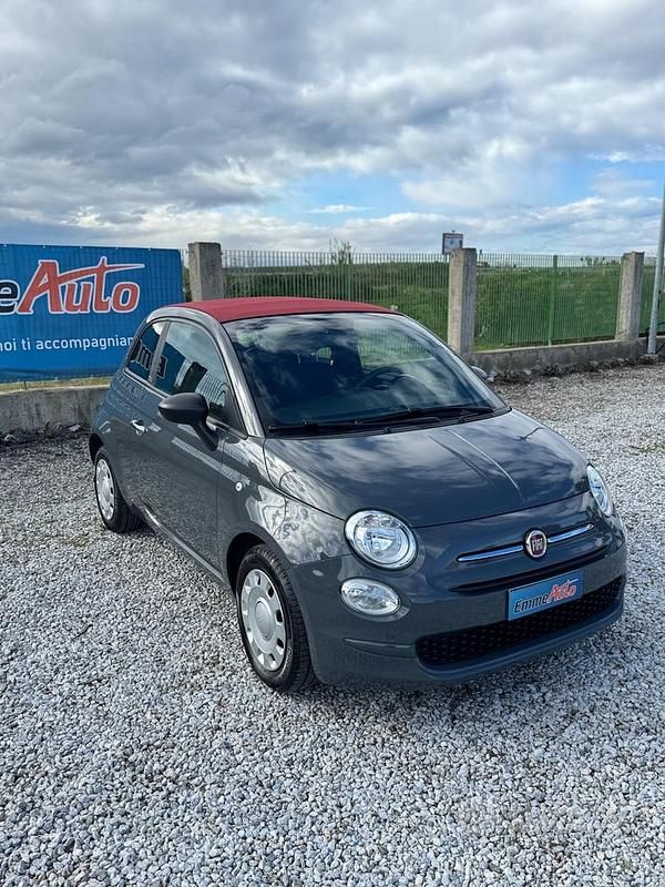 Grigio Usata 2022 Fiat 500C Cabrio | 11.500 € (Ottimo prezzo) - Immagine 1/4