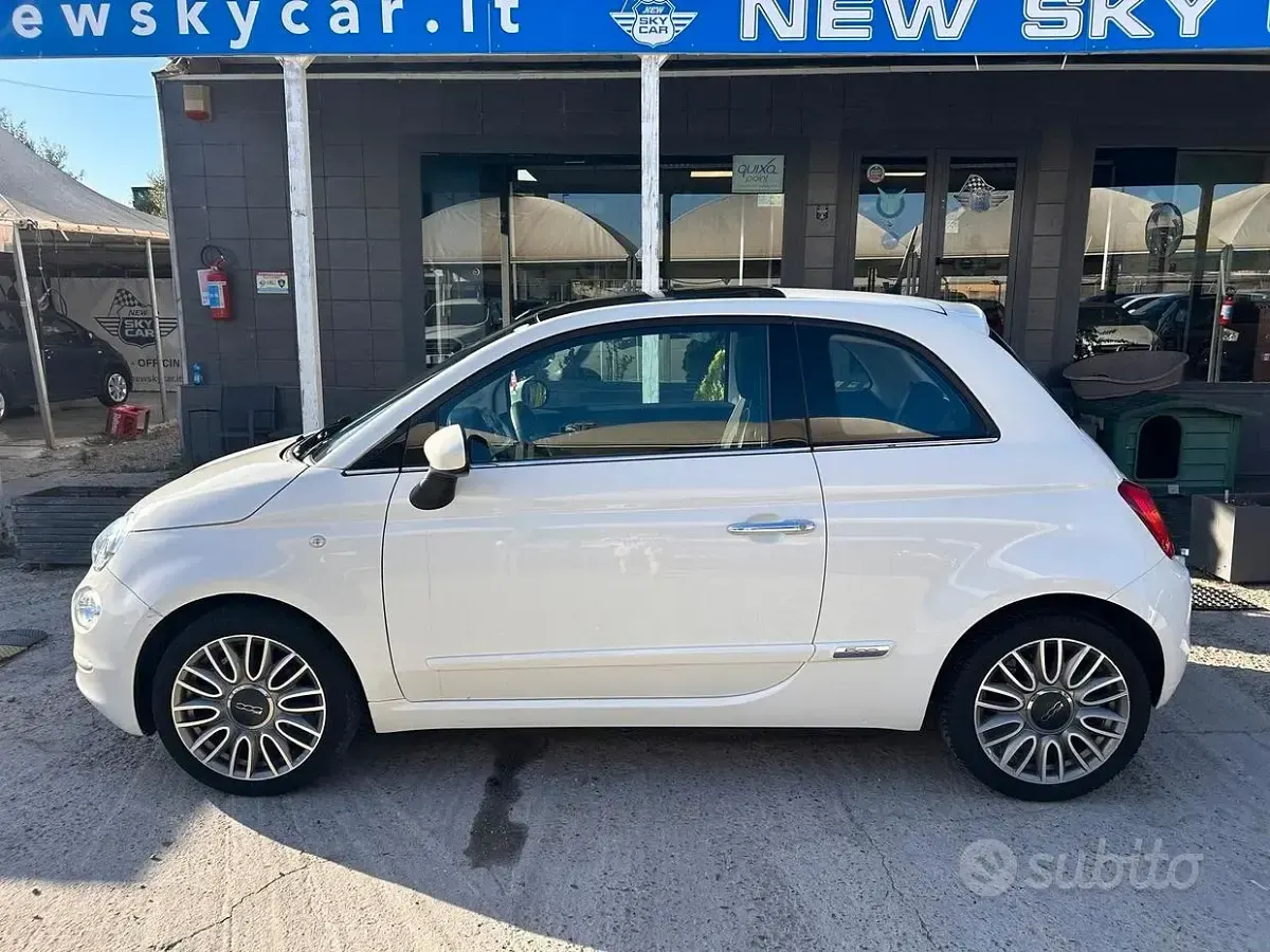 Usata Fiat 500 Lounge 69 CV (50 kW) 2018 Bianco Berlina