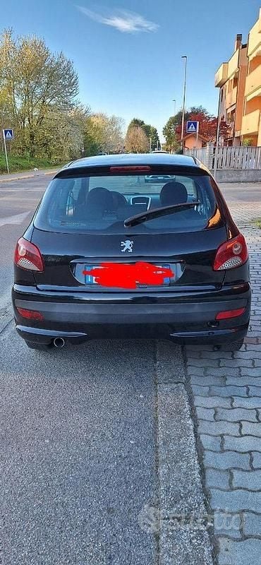 Usata Peugeot 206 60 CV (44 kW) 2009 Nero Berlina