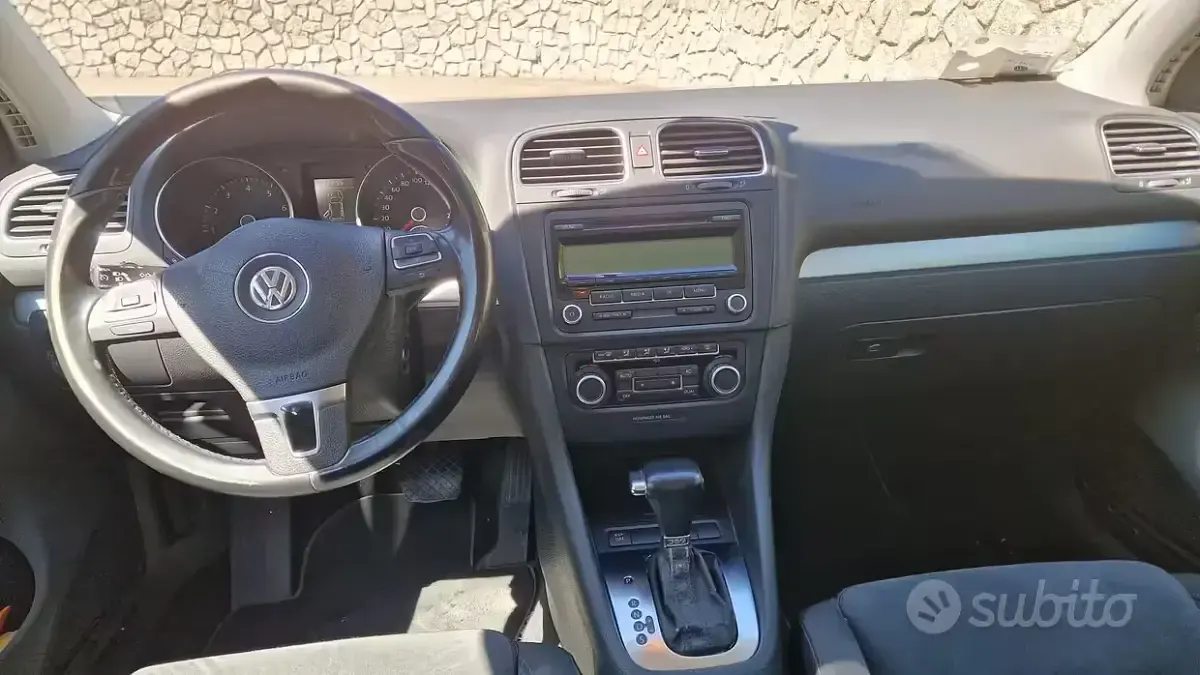 Usata VW Golf VI 122 CV (89 kW) 2009 Nero Utilitaria