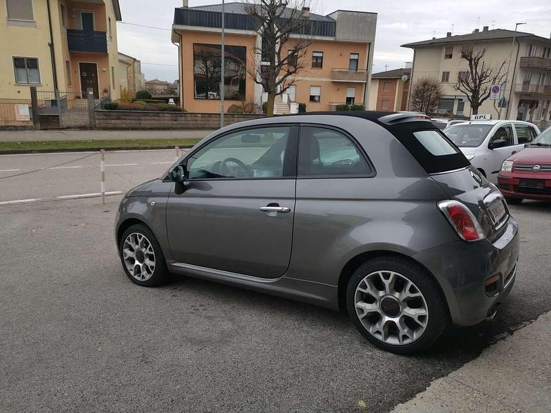 Usata Fiat 500C S 69 CV (50 kW) 2014 Grigio Cabrio