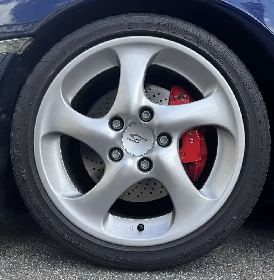 Usata Porsche 996 321 CV (236 kW) 2002 Blu Coupé