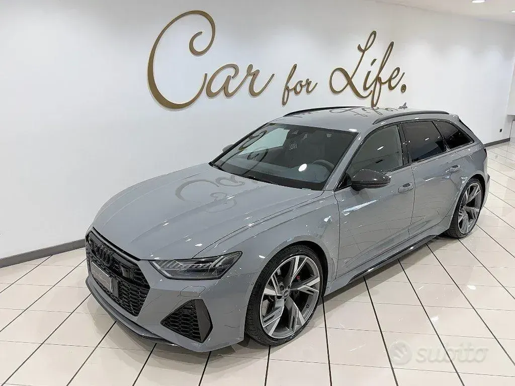 Usata Audi RS6 Ambiente 600 CV (441 kW) 2022 Grigio Station wagon