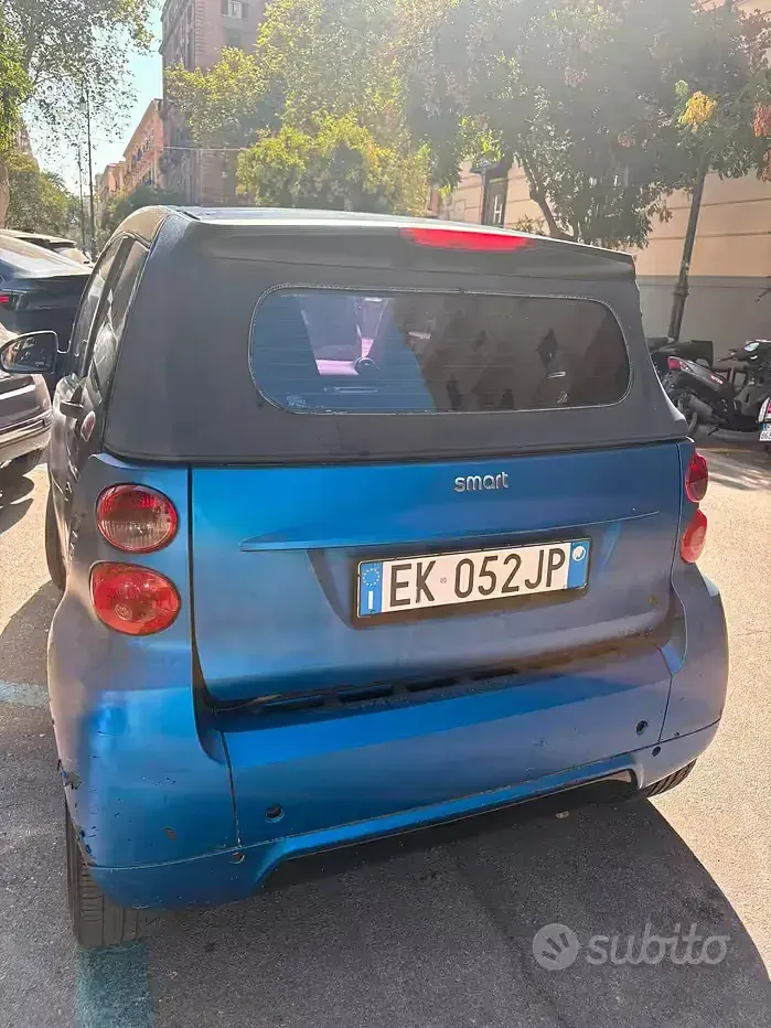 Usata Smart ForTwo Cabrio 71 CV (52 kW) 2011 Bluazzurro Cabrio