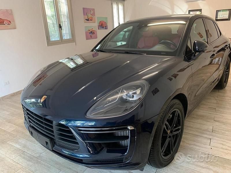 Usata Porsche Macan Turbo 440 CV (323 kW) 2019 Blu SUV