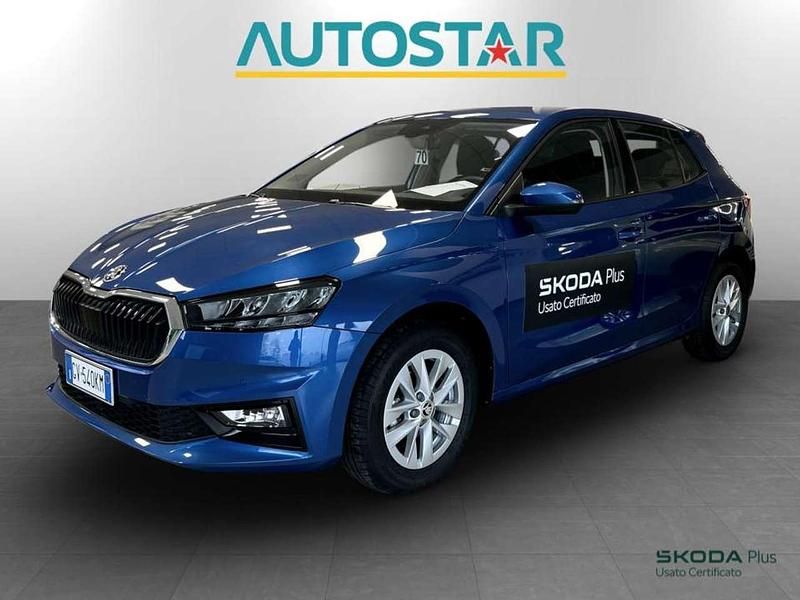 Usata Skoda Fabia Selection 80 CV (58 kW) 2024 Blu race metallizzato Berlina