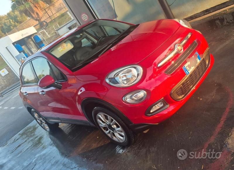 Usata Fiat 500X 110 CV (80 kW) 2017 Rosso SUV