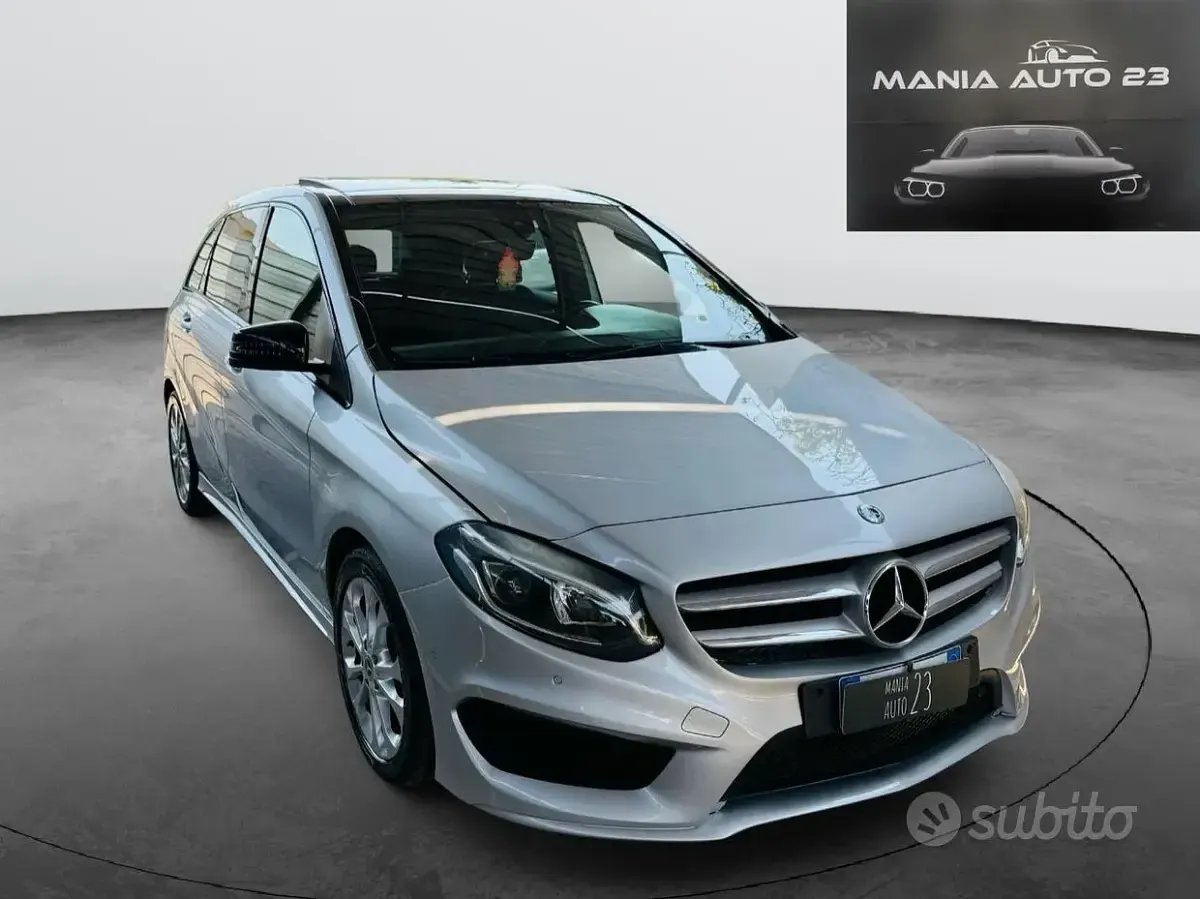 Usata Mercedes B180 Premium 109 CV (80 kW) 2017 Grigio Utilitaria