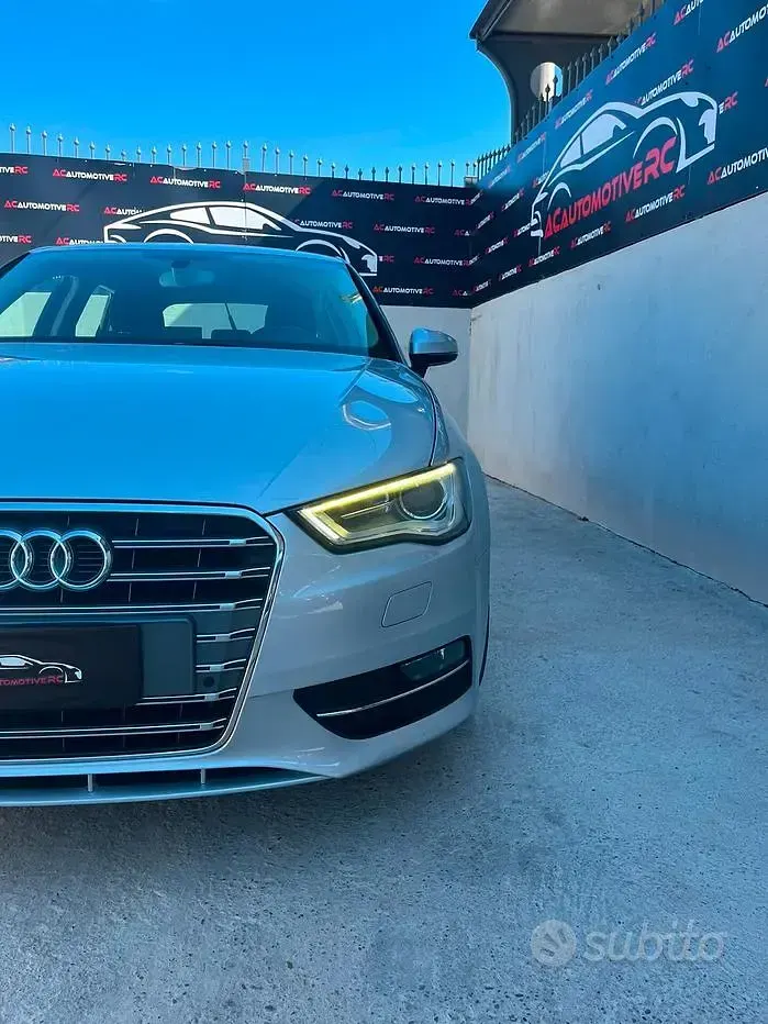 Usata Audi A3 Attraction 150 CV (110 kW) 2014 Grigio Berlina