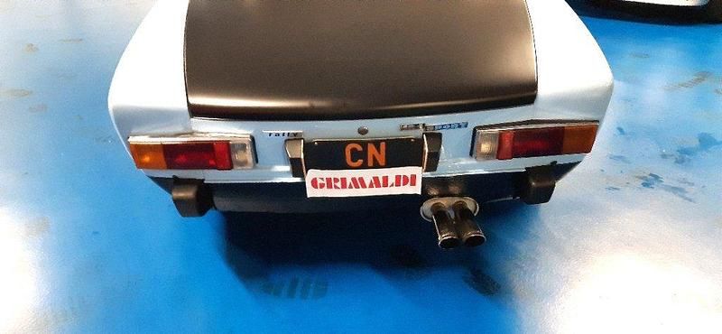 Usata Abarth 124 Spider 130 CV (95 kW) 1973 Azzurra e nera / pastello