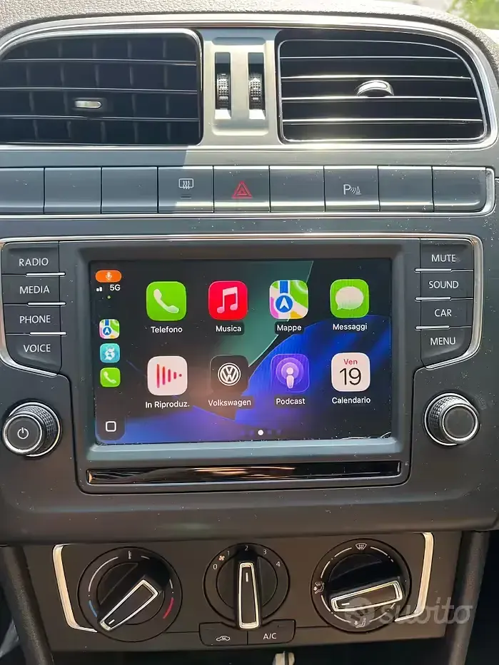 Usata VW Polo 85 CV (62 kW) 2016 Nero Utilitaria