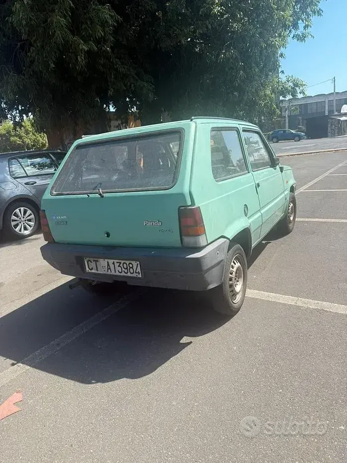 Usata Fiat Panda 39 CV (28 kW) 2001 Verde Utilitaria