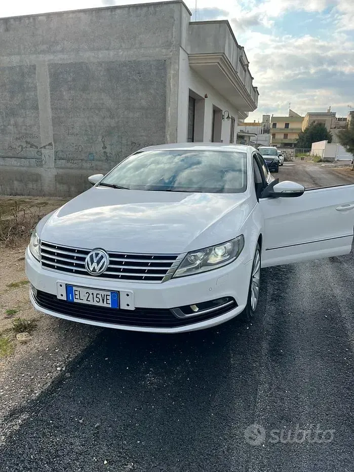 Usata VW CC 140 CV (102 kW) 2013 Bianco Berlina