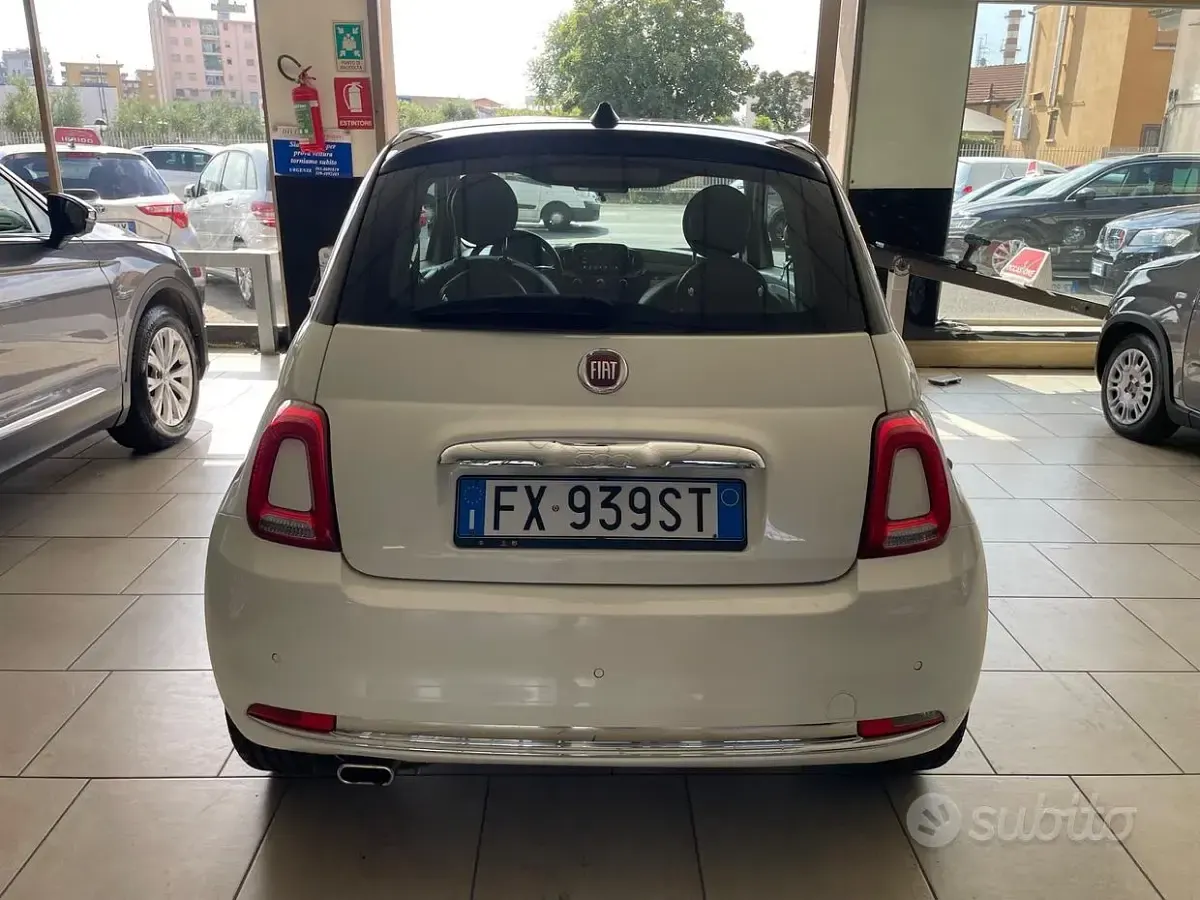 Usata Fiat 500 69 CV (50 kW) 2019 Bianco Berlina