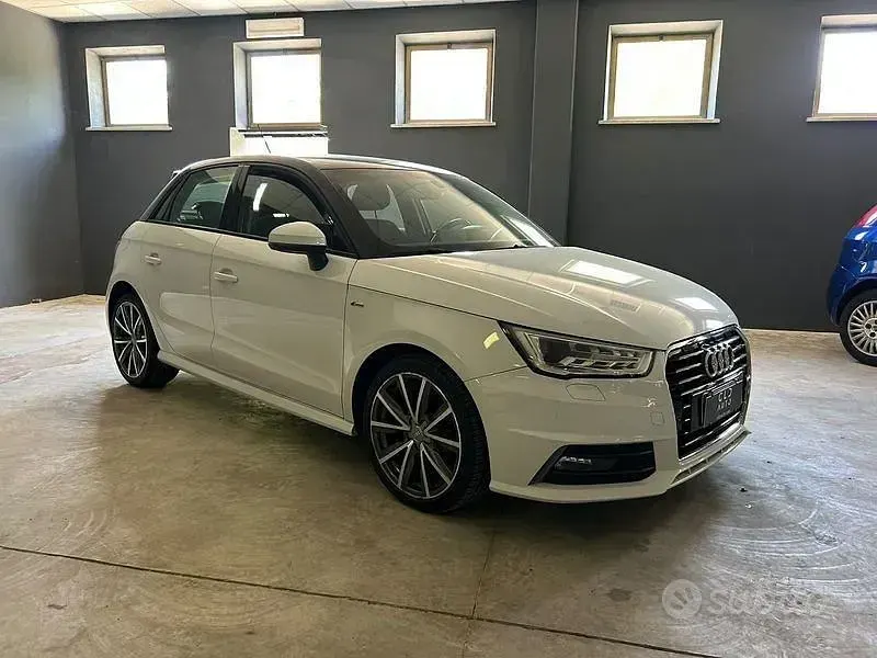 Usata Audi A1 S-Line 90 CV (66 kW) 2018 Bianco Berlina
