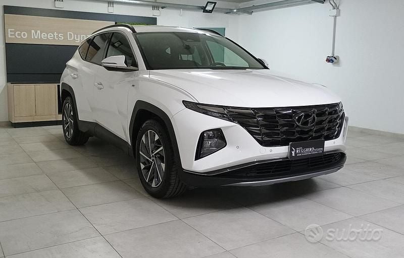 Usata Hyundai Tucson 135 CV (99 kW) 2021 Bianco SUV