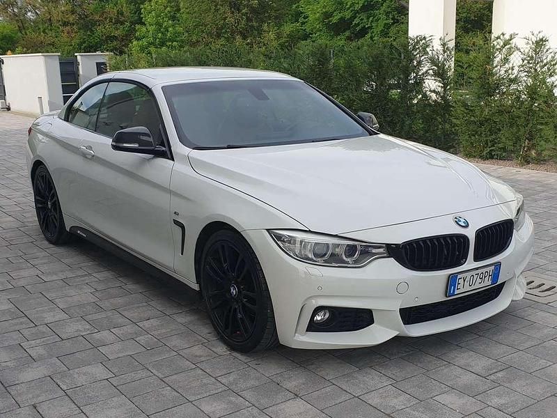 Bianco Usata 2015 BMW 420 M Sport Cabrio | 12.800 € (Buon prezzo) - Immagine 1/4