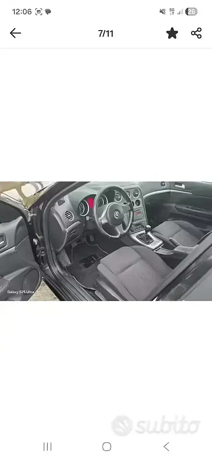 Usata Alfa Romeo 159 Distinctive 150 CV (110 kW) 2008 Nero Station wagon