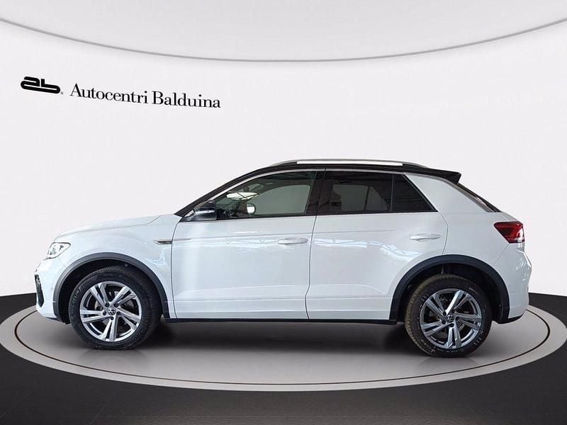 Usata VW T-Roc R-line 150 CV (110 kW) 2022 Bianco/ nero SUV