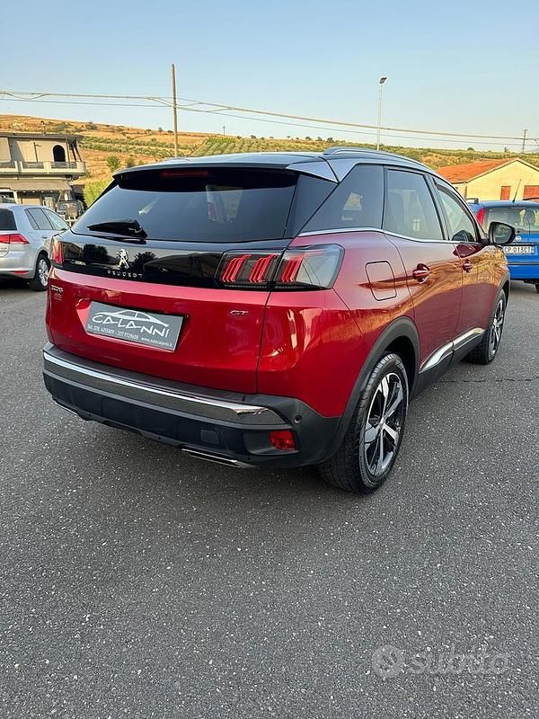 Usata Peugeot 3008 GT 131 CV (96 kW) 2021 Rosso Station wagon