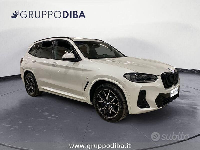 Usata BMW X3 M Sport 190 CV (139 kW) 2022 Bianco SUV