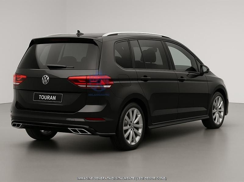 Usata VW Touran R-line 150 CV (110 kW) 2025 Nero Monovolume