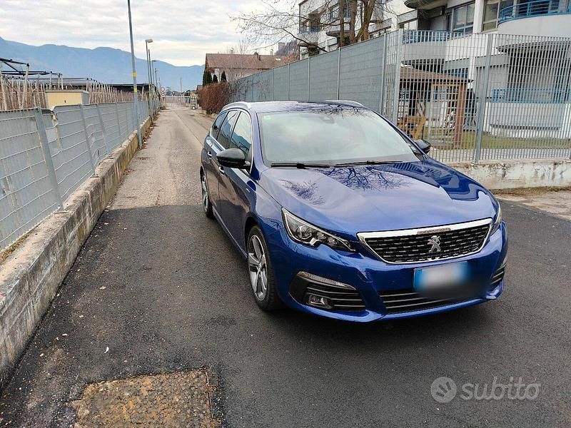 Usata Peugeot 308 SW GT-line 131 CV (96 kW) 2020 Blu Station wagon