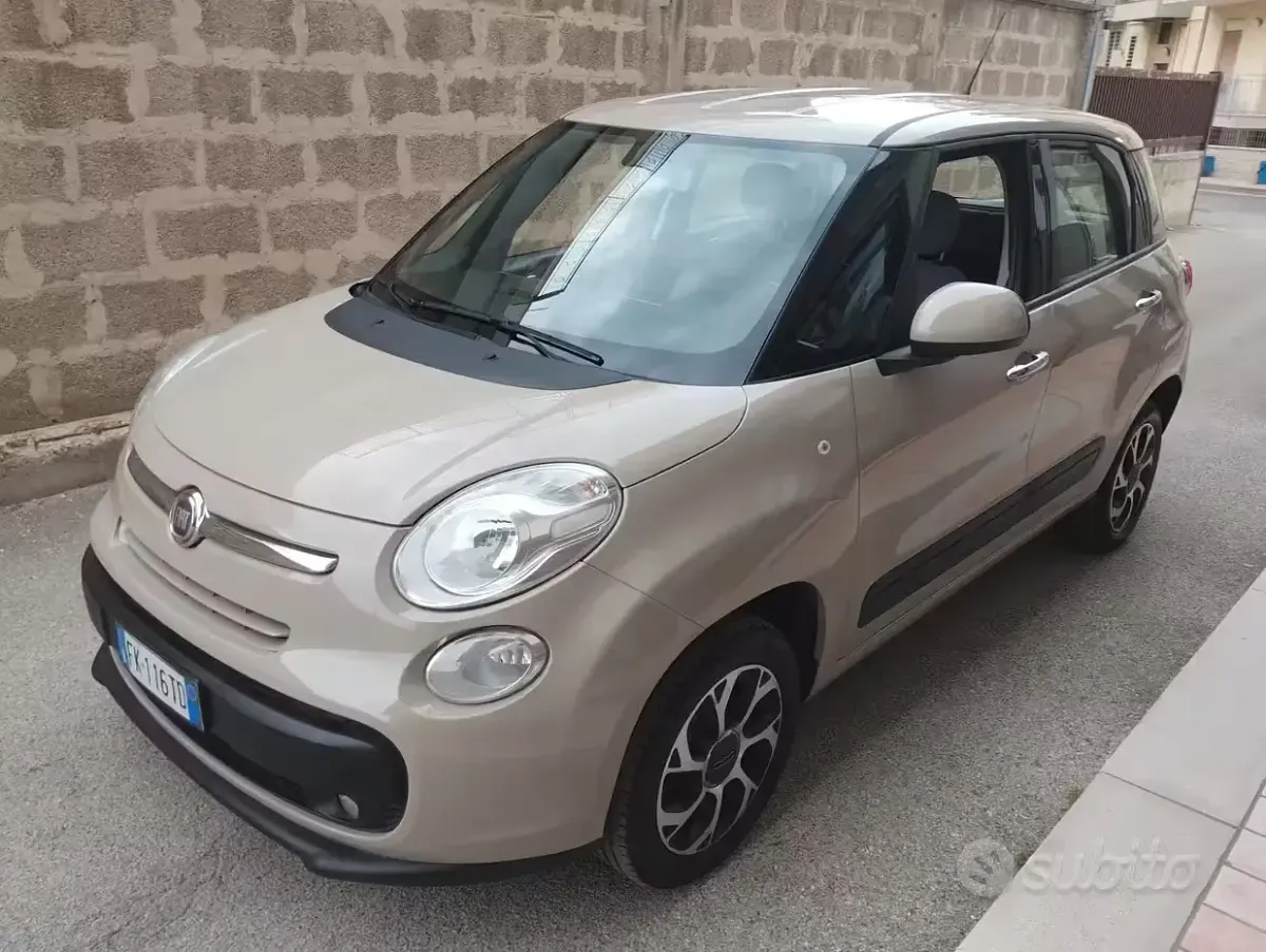 Usata Fiat 500L Pop Star 80 CV (58 kW) 2017 Beige Monovolume