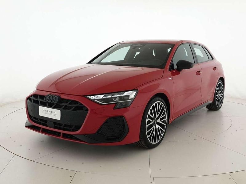 Nuova Audi A3 S-Line 150 CV (110 kW) 2025 Rosso progressivo metallizzato Berlina