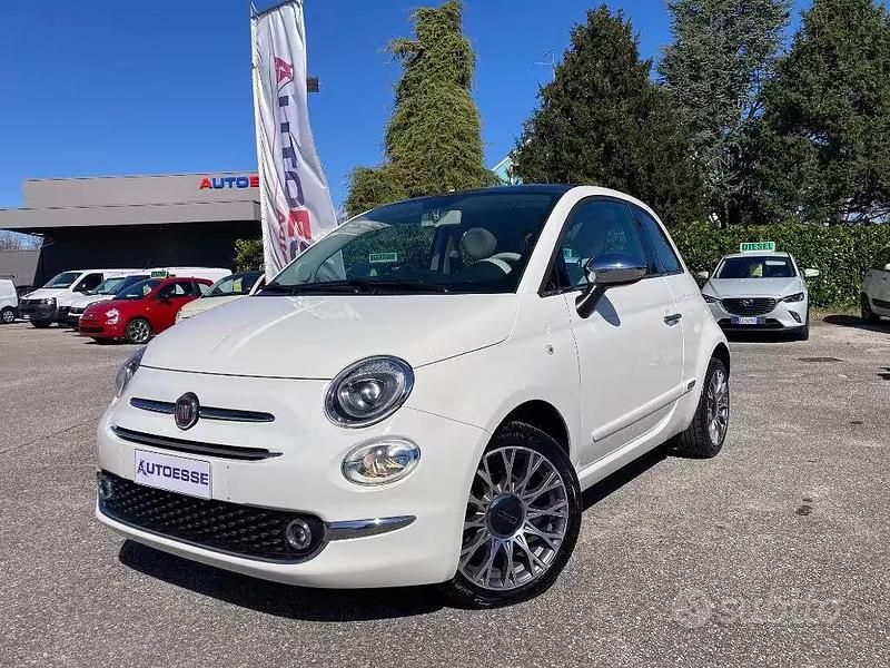 Usata Fiat 500 Lounge 69 CV (50 kW) 2018 Bianco Utilitaria